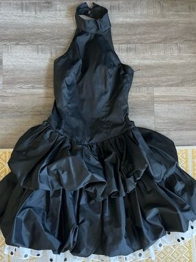 Vintage 1980s bubble tier dress